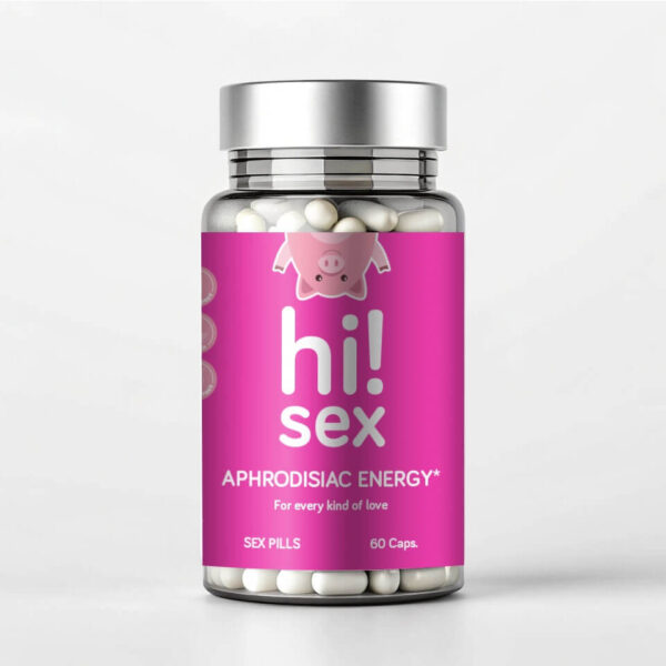 Hi!Sex - Suplemento Afrodisíaco para Hombres y Mujeres (Botes x 60 cápsulas).